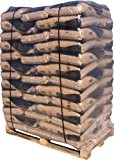 1 (eine) Palette mumba Pellets aus dem Material Fichte/Kiefer, 65 Abgepackte 15kg in straffen Foliensäcken, für Kamin, Ofen, Herd, Grill ...