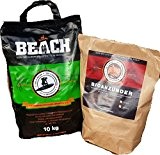 10 Kg Beach Kokos Grill Briketts + 50 Stück Bio Anzünder von BlackSellig - perfekte Profiqualität - versandkostenfrei!!!!!