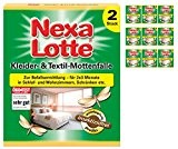 10 x 2 (20 Stk) Nexa Lotte Kleider- & Textil-Mottenfalle insektizidfrei