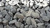 100 kg Anthrazit Basaltsplitt 32-63 mm - Basalt Splitt Edelsplitt Lava Lavastein - LIEFERUNG KOSTENLOS