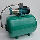 100 Liter Hauswasserwerk Pumpe MH1300 INOX Edelstahl 1300Watt Fördermenge: 6000l/h - 5 Laufräder aus Edelstahl - robuste und rostfreie Edelstahlwelle, ...