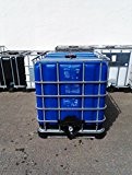 1000 Liter IBC Container Regenfass Blau