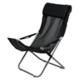 10T Maxi Chair - Camping-Stuhl Relax Hochlehner mit Kopfpolster 4-fach verstellbar faltbar