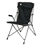 10T Slimboy - Faltbarer Camping-Stuhl gepolsterte Armlehnen sehr handlich inkl. Tasche