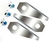 12 Ersatzmesser für Bosch Indego 4 Sets ( 3 Stück) = 12 Klingen scharf 2-seitig - wendbar 9