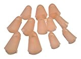 12 Stück Silikon Fingerschutz Fingerkappen FINGERKUPPENSCHUTZ Abdeckungen für Finger Handschutz - ideal zum Malen, Gitarre spielen, Gärtnern, Nähen usw. Schutz ...