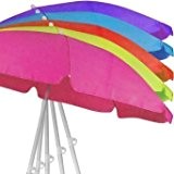 150 cm / 160 cm Sonnenschirm Strandschirm Schirm Gartenschirm ROT