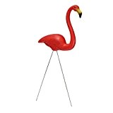 1pc Rot Plastik Flamingo Garten Rasen Kunstverzierungen Dekor - 03