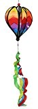 2 tlg. Set Windspiel - " Ballon / Heißluftballon " - Satorn 85 cm - Balloon mit Spirale - Twister ...