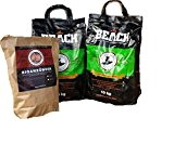 20 Kg Beach Kokos Grill Briketts + 50 Stück Bio Anzünder von BlackSellig - perfekte Profiqualität - versandkostenfrei!!!!!