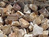 25 kg Onyx Stripe Rock Kiesel 5 - 10 cm - Kieselsteine Findling Splitt Kies - LIEFERUNG KOSTENLOS