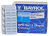 250 Bayrol Testtabletten DPD 1 Chlor-Wert für Pooltester