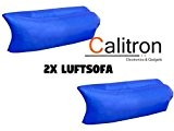2x Luftsofa Lazybag Air Lounge Sitzkissen ohne aufblasen Dunkelblau - ab Lager Schweiz