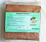 2x70L Kokoserde - 100 %ige Kokoserde aus Sri Lanka - geeignet für Garten- und Topffplanzen - torffrei - einfache und ...