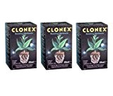 3 Stück 50 ml clonex Professionelle Hormon verwurzelt Gel. Ideal für Stecklinge, Klonen Pflanzen. Insgesamt 150 ml