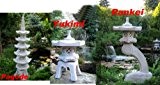 3 Stück... Pagode + Yukimi +  Rankei S japanische Steinlaterne Garten Laterne