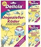 3 x 2 (6 Stk) Delicia Ungeziefer-Köder-Box Ungezieferschutz