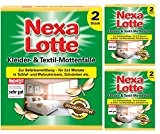 3 x 2 (6 Stk) Nexa Lotte Kleider- & Textil-Mottenfalle insektizidfrei