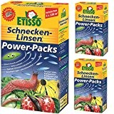 3 x ETISSO Schnecken-Linsen Power-Packs (4x200g) = 2,4 kg Schneckenmittel