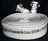 30 Meter C-52 Profi Industrieschlauch Premium de Luxe 15 BAR Polyester - Seide Mantel Feuerwehrschlauch Bauschlauch