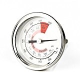 300°C Taschen-Grillthermometer, für BBQ, Barbecue, Pit-Smoker, präzise Temperaturanzeige, leicht ablesbar