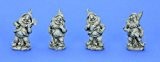 4 Gartenzwerg Figuren grau 16,5 cm - 17 cm Zwerg Gnome für Haus und Garten
