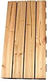 4 Stk. Snap&Go Douglasie Holz Bodenplatten 60x30cm Terrassenfliesen Balkonfliesen