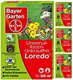 4 x 100 ml Bayer Universal-Rasenunkrautfrei Loredo Unkrautvernichter