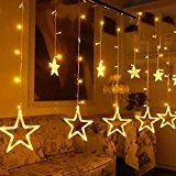 4M Stars Design LED Wasserschützer Grob Stern Lichterkette für Party Christmas Hochzeiten Garten Außen und Ihnen