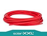 4mm² PV Solar Kabel in rot - Solarkabel - Kupferkabel für Solarmodule - Meterware - solarXXL