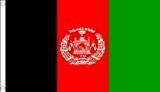 5 ft x 3 ft (150 x 90 cm) Afghanistan Afghane NEU 100% Polyester Material Flagge Banner Ideal für Pub Club Schule Festival Business ...