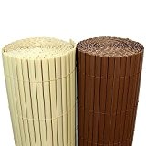 (5€/m²) PVC Bambus Sichtschutzmatte 100cm x 300cm [Bambus Natur] Sichtschutz / Windschutz / Gartenzaun / Balkon Umspannung Zaun [ Rapid ...