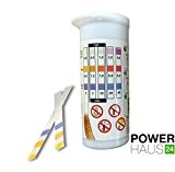 50 Teststreifen für Chlor / pH Wert / Algenschutz Teststäbchen, Teststrips inkl. POWERHAUS24 Pflegefibel