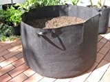 500 Liter - ø103 x 60cm Pflanzsack mit 4 Henkeln Pflanztasche Töpfe Grow Bag Plant Pot Hochbeet