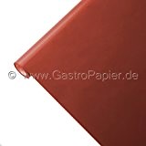50m x 1,30m JUNOPAX® Papiertischdecke kastanien-braun | nass- und wischfest
