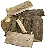 55 kg Brennholz Kaminholz reine Buche ofenfertig kammergetrocknet 30 - 33 cm + 3 kg Anfeuerholz + 20 Stück Anzündwolle
