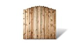 6 x günstiges Holz Gartenzaun + Sichtschutzzaun im Maß 180 x 180 auf 160 cm (Breite x Höhe) "Bochum" Aktionsset