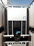 600 Liter IBC Container Regentonne Wasserfass Tank Schwarz NEU Lebensmittelecht
