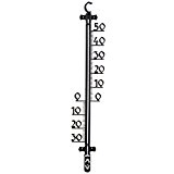 65 cm Garten - Außen - Wand Thermometer . Kunststoff , Analog . Gartenthermometer aus Deutscher Herstellung