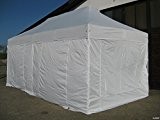 6x3m Profi Faltzelt Marktzelt Marktstand Tent 50mm Hex ALU mit Metallgelenken und FEUERHEMMENDEN PLANEN von AS-S