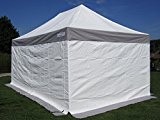 6x4m Profi Faltzelt Marktzelt Marktstand Tent 50mm Hex mit Metallgelenken u. PVC PLANEN FEUERHEMMENDEN von AS-S