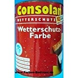 750 ml Consolan Wetterschutzfarbe , Taubenblau