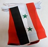 9 m lang/30 Wimpel Flagge Syrien) Syrischer Material