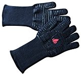 932° Ultra Extreme Hitze Grill Handschuhe für Raucher, Backofen & Outdoor Grill - Kevlar Nomex Bau (Large - Extra Large, ...