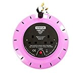AA S2W10M10AP2572C4 10m 10A 2-Socket Cable Reel with Thermal Cut Out - African Violet by Status