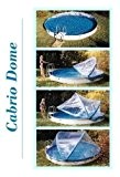 Abdeckung Cabrio-Dome Stahlwandbecken 3,50m rundform Poolheizung Poolüberdachung