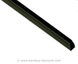Abschlußkante U- Profil für Kunststoffmatten in grün mit einer Länge von 150cm - Balkon Verkleidung Sichtschutz Zubehör Abdeckkappe