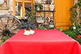 ABWASCHBAR Gartentischdecke eckig, in vielen verschiedenen Größen, Farben acrylbeschichtet in Designs:Rustikal, bordeaux Maß: 160x180