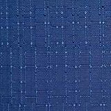 Abwaschbare Gartentischdecken mit schweren Saum Muster Muster 10x18 cm, Material: 100% Polyester, Farbe: blau, Design: Rustikal