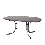 Acamp Tisch piazza, platin/puntinella, Maße: 160 x 97x 72 cm